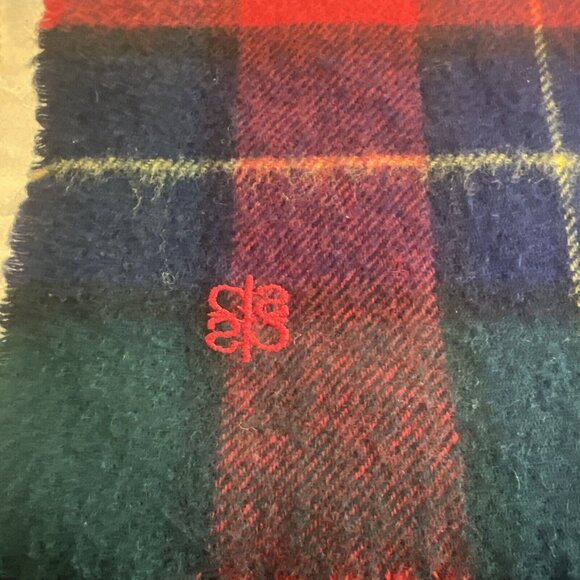 The Scotch House By Johnstons Of Elgin Scarf Lambswool Scotland - Picture 9 of 10